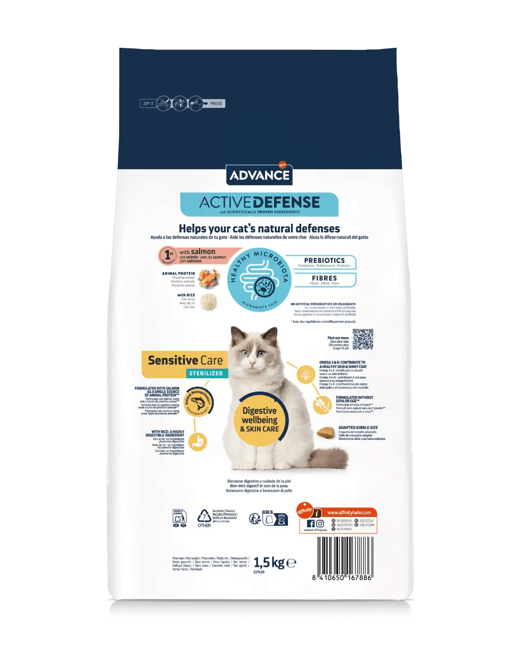 Salmón, Esterilizado, Sensitive Care